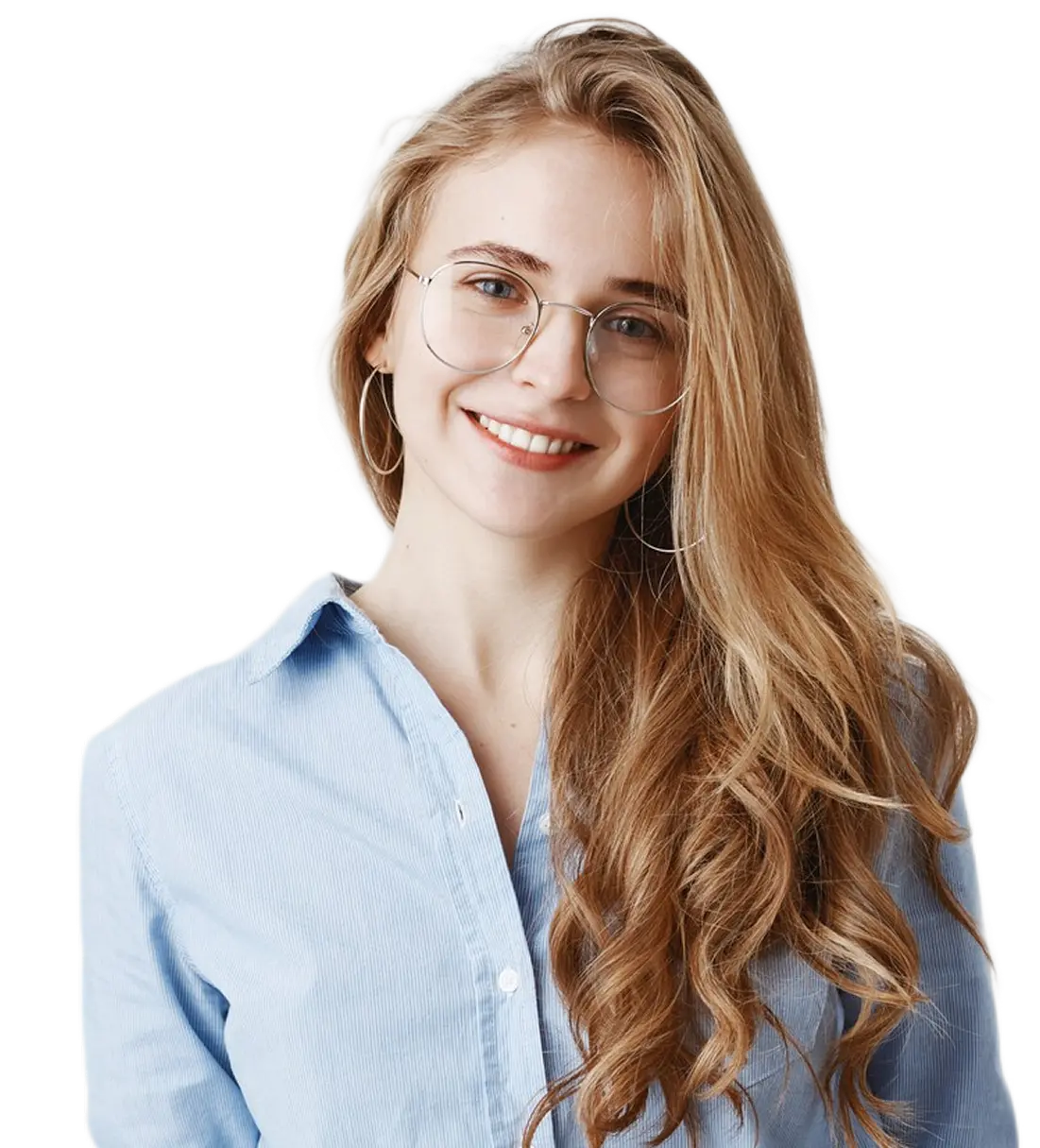 Smiling consultant